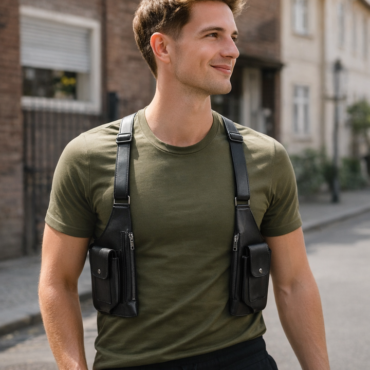 Prémiová kožená taška přes rameno