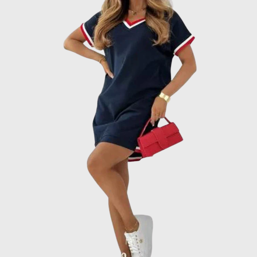 Liora | Šaty S Krátkým Rukávem